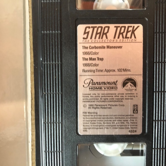 Lot 7 Star Trek VHS tapes CBS video - Picture 12 of 16